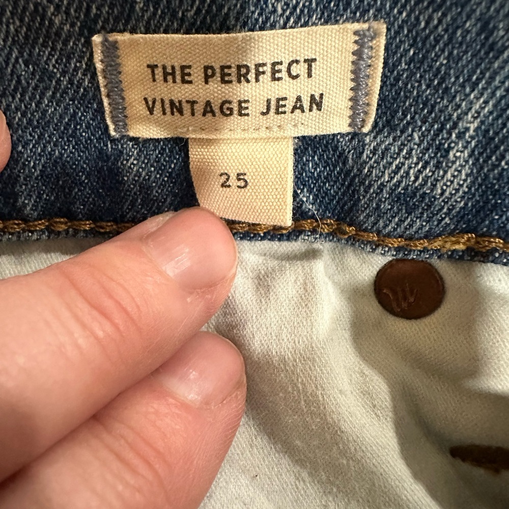 Madewell-The Perfect Vintage Jean-Size 25 - Picture 8 of 11